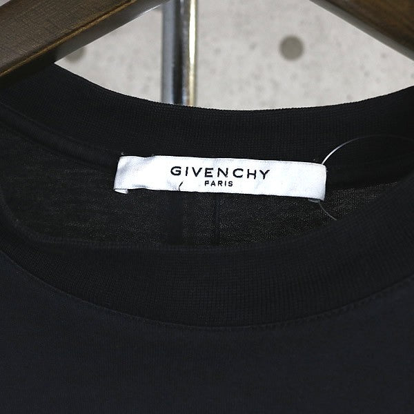 GIVENCHY Star Logo Cotton T-Shirt Black Size XXS