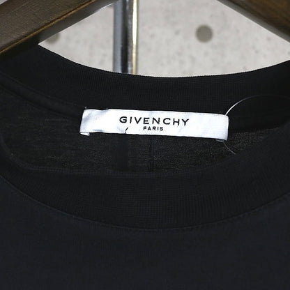 GIVENCHY Star Logo Cotton T-Shirt Black Size XXS