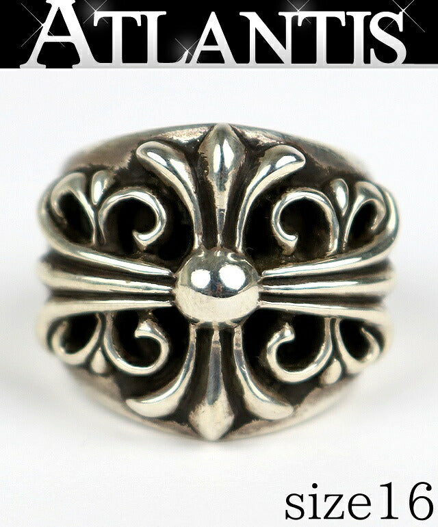 CHROME HEARTS Keeper Ring Silver SV925 Size ONE SIZE