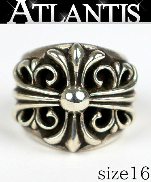 CHROME HEARTS Keeper Ring Silver SV925 Size US 8