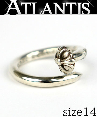 CHROME HEARTS Cross Ball Nail Silver SV925 Size ONE SIZE