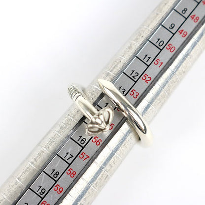 CHROME HEARTS Cross Ball Nail Silver SV925 Size ONE SIZE