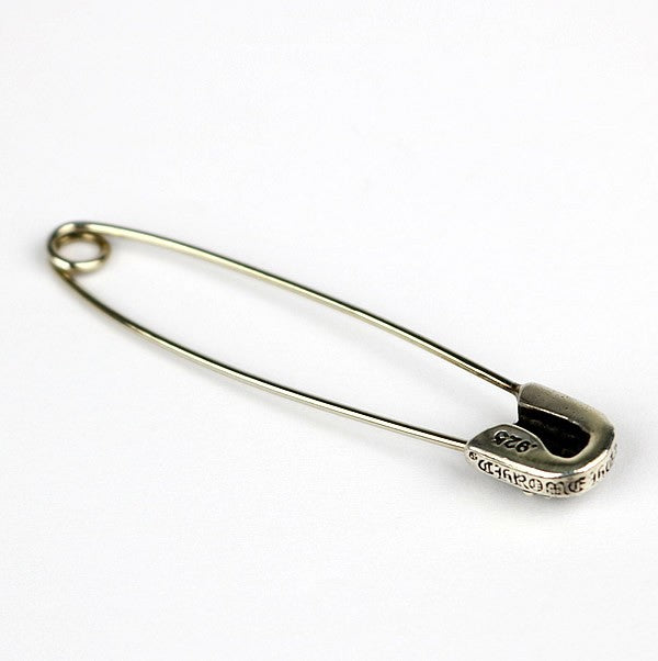 CHROME HEARTS Large Safety Pin Charm Silver Size ONE SIZE