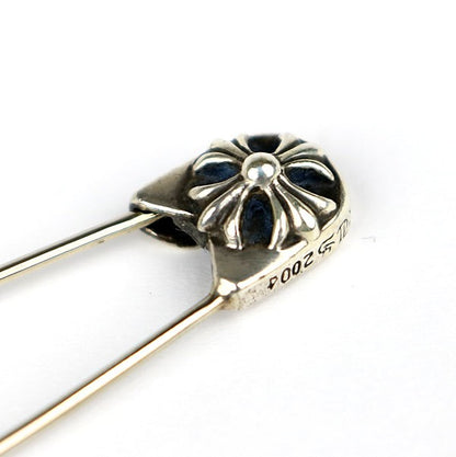 CHROME HEARTS Large Safety Pin Charm Silver Size ONE SIZE