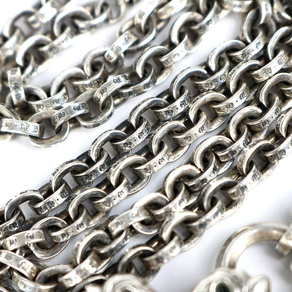 CHROME HEARTS Filigree Cross Necklace Silver Size ONE SIZE