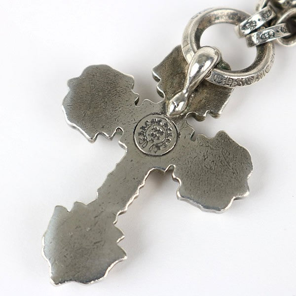 CHROME HEARTS Filigree Cross Necklace Silver Size ONE SIZE