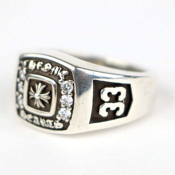 CHROME HEARTS Champion Pave Dia Ring SV925 Size ONE SIZE