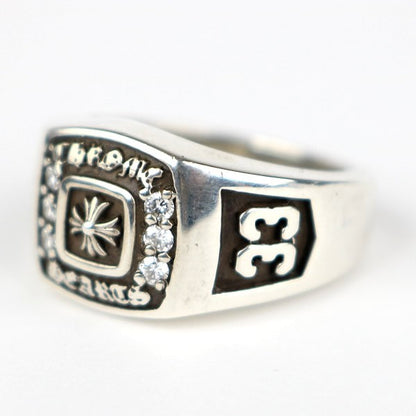 CHROME HEARTS Champion Pave Dia Ring SV925 Size ONE SIZE