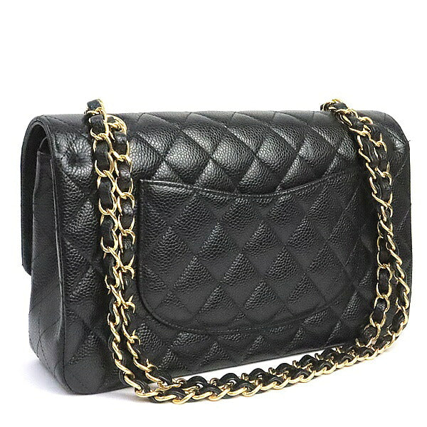 CHANEL Matelasse 25 Double Flap Bag Black Size ONE SIZE