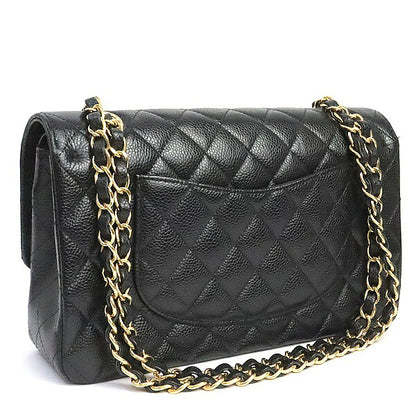 CHANEL Matelasse 25 Double Flap Bag Black Size ONE SIZE