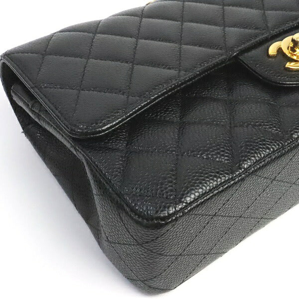 CHANEL Matelasse 25 Double Flap Bag Black Size ONE SIZE