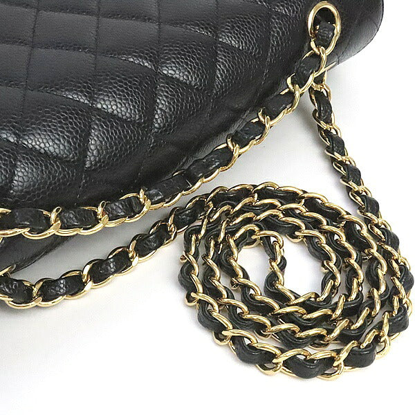 CHANEL Matelasse 25 Double Flap Bag Black Size ONE SIZE