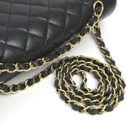 CHANEL Matelasse 25 Double Flap Bag Black Size ONE SIZE
