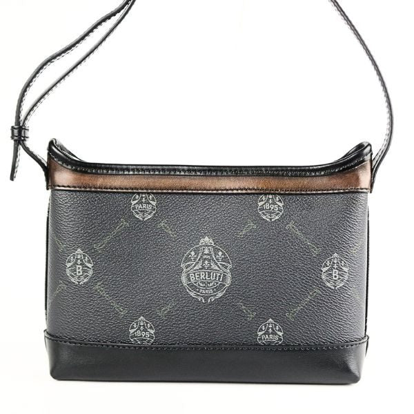 Berluti Escapade Leather Bag Black/Brown Size ONE SIZE
