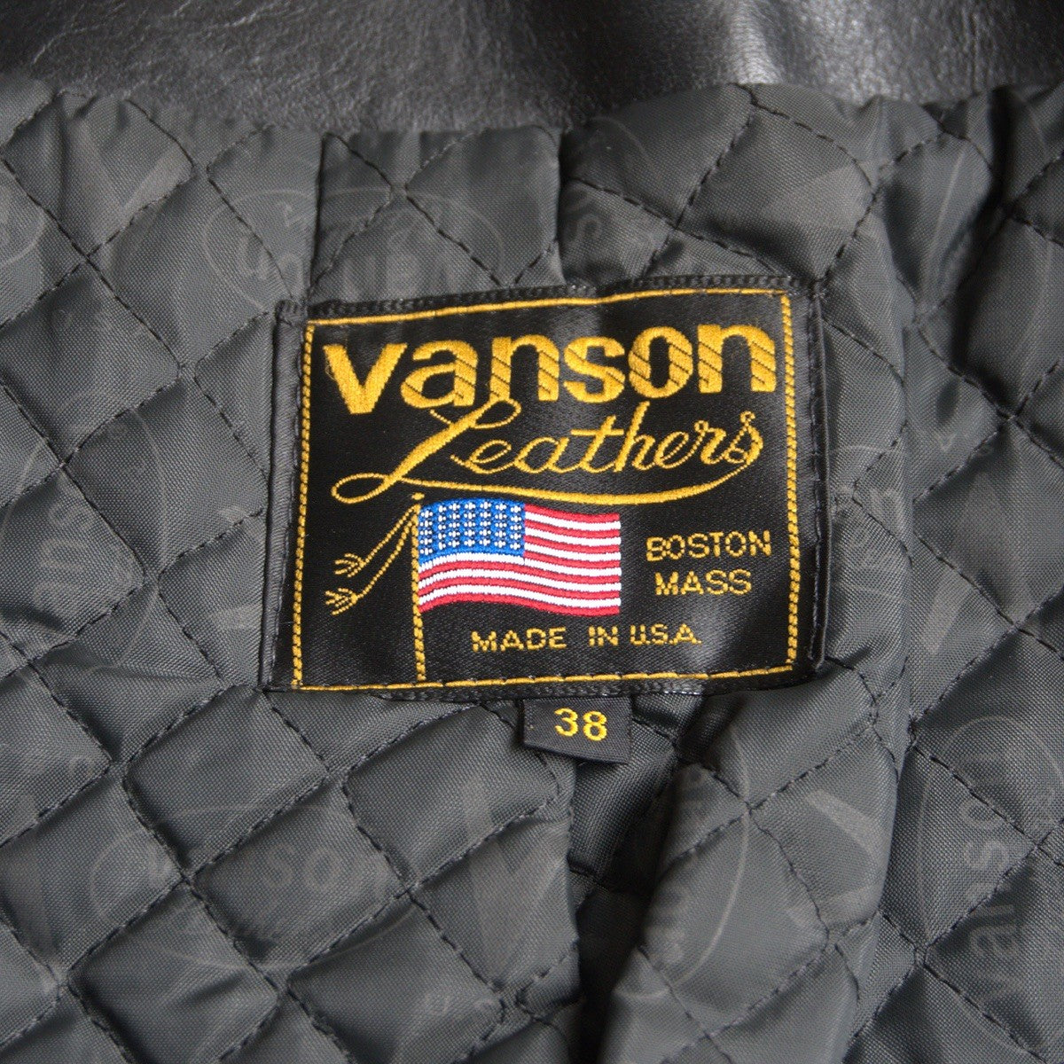VANSON Single Rider Jacket Size 38