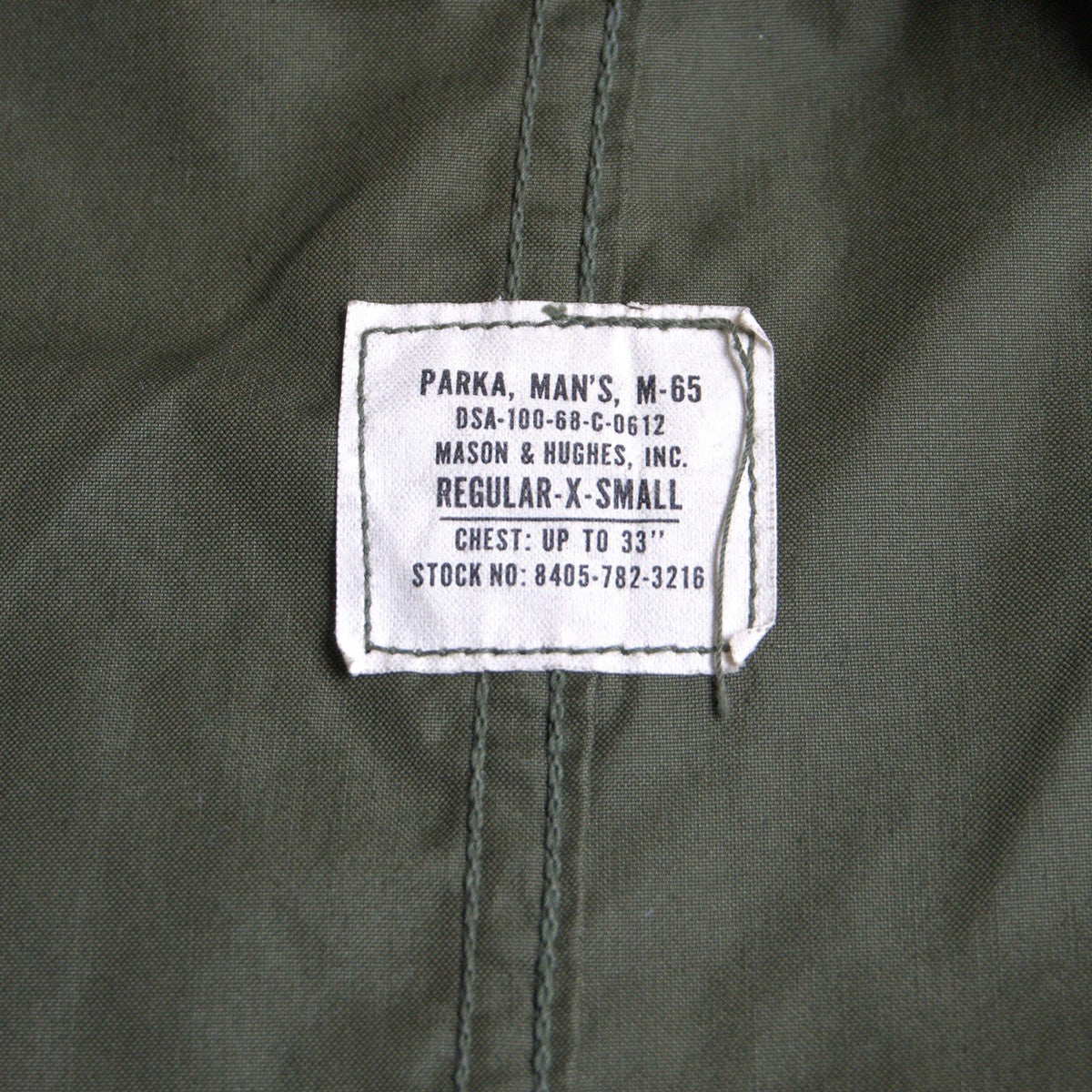 US ARMY 60S M-65 Mod Parka Coat Size XS