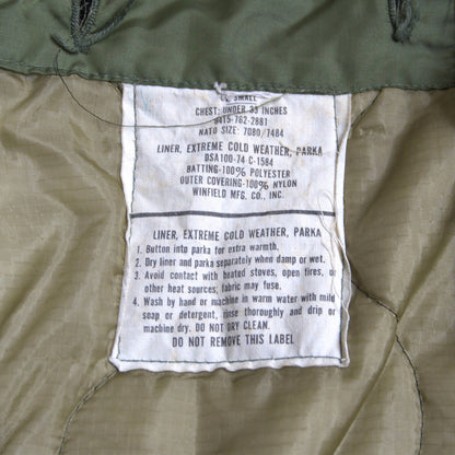 US ARMY 80S M-65 Mod Parka Coat Size XS