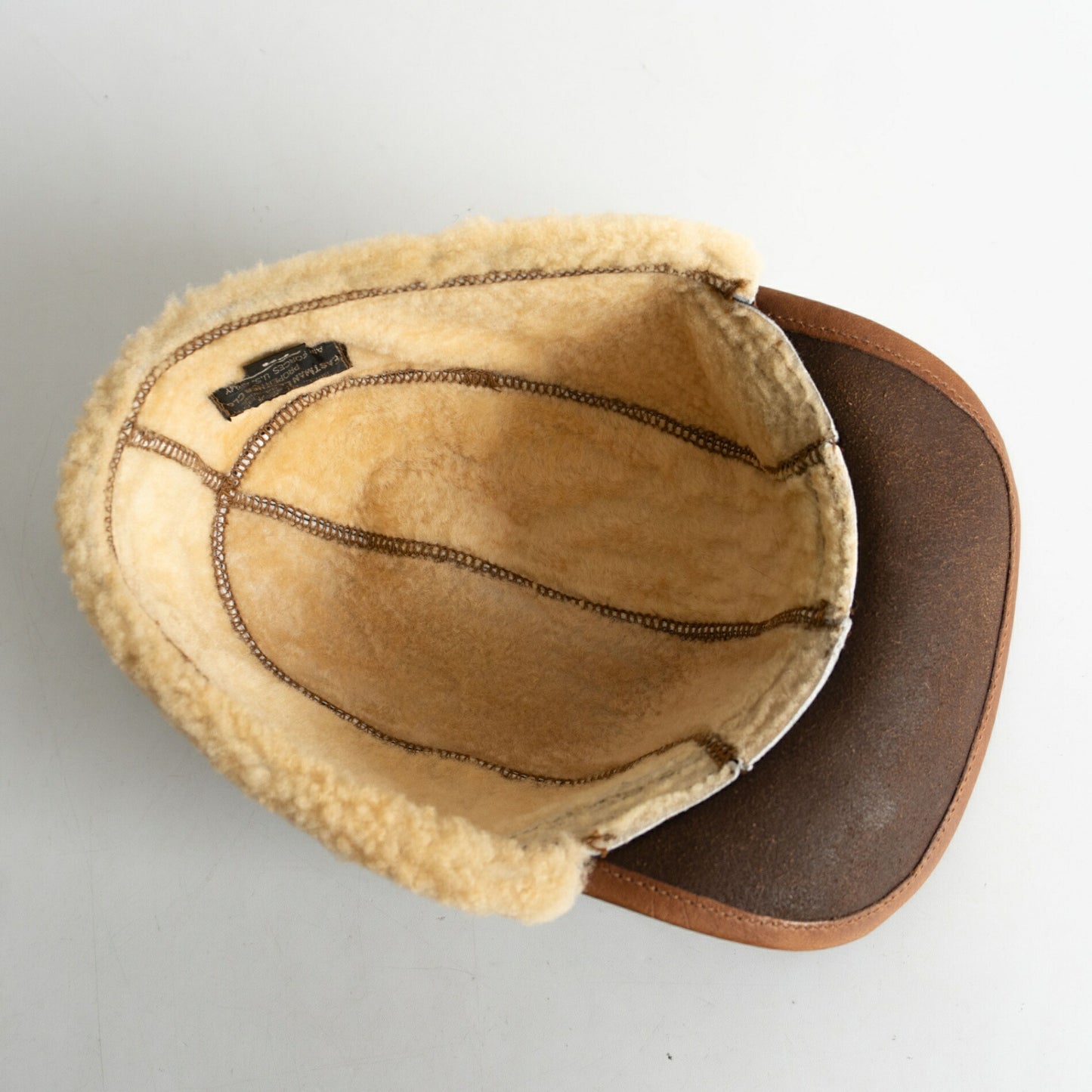 EASTMAN B-2 Shearling Flight Cap Hat Size 7