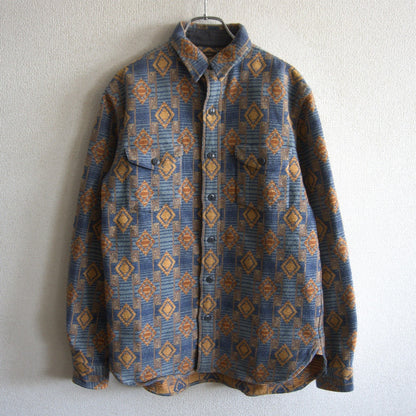 RRL NATIVE JACQUARD OVER SHIRT Size S