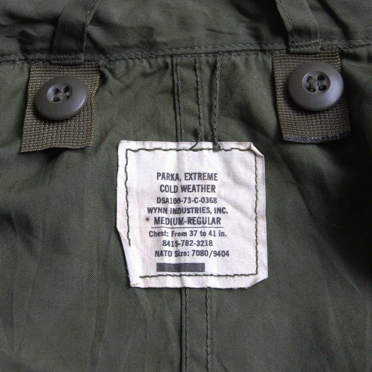 US ARMY 80S M-65 Fishtail Parka Coat Size M