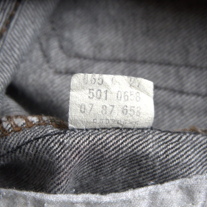 Levi's x wsm 80s Black 501 Jeans Denim Pants Size 32×36