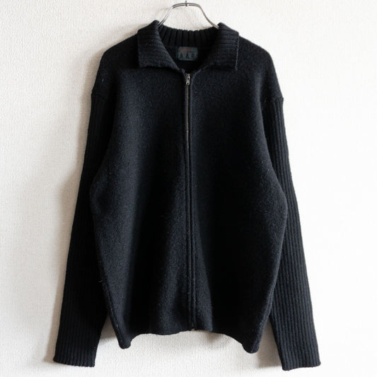 Yohji Yamamoto DURBAN A.A.R. Zip-up knit cardigan Sweater Size F
