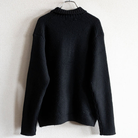 Yohji Yamamoto DURBAN A.A.R. Zip-up knit cardigan Sweater Size F