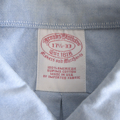 BROOKS BROTHERS Supima Cotton Makers Shirt Size 17.5-33