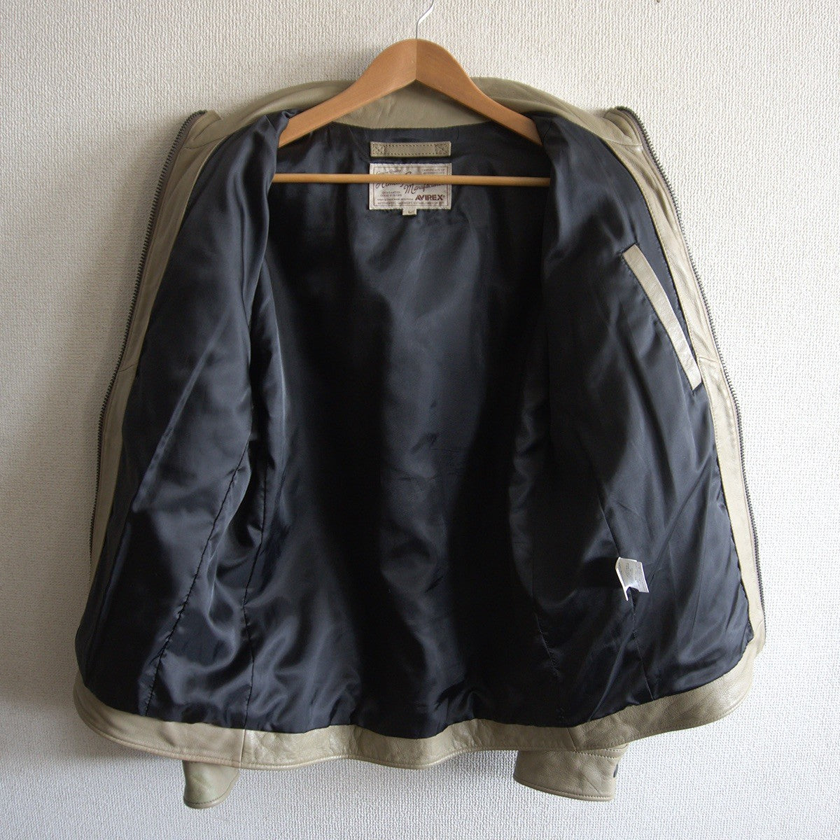 Avirex Custom Leather Jacket Size L