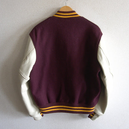 Golden Bear Leather sleeve varsity jacket Size L