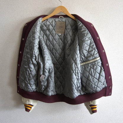 Golden Bear Leather sleeve varsity jacket Size L