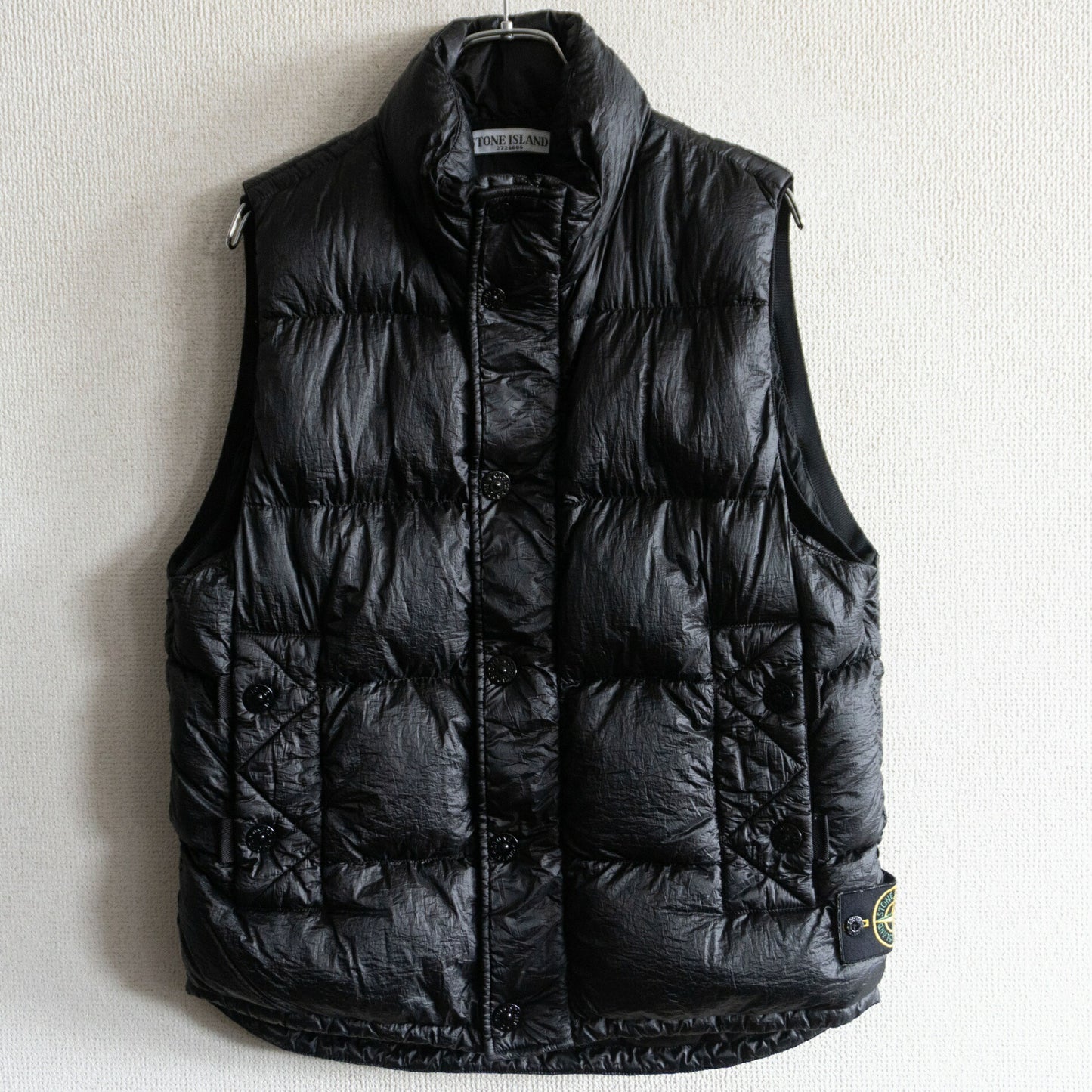 Stone Island 11AW Garment Dyed Down 26 GR X SQM N Vest Size M