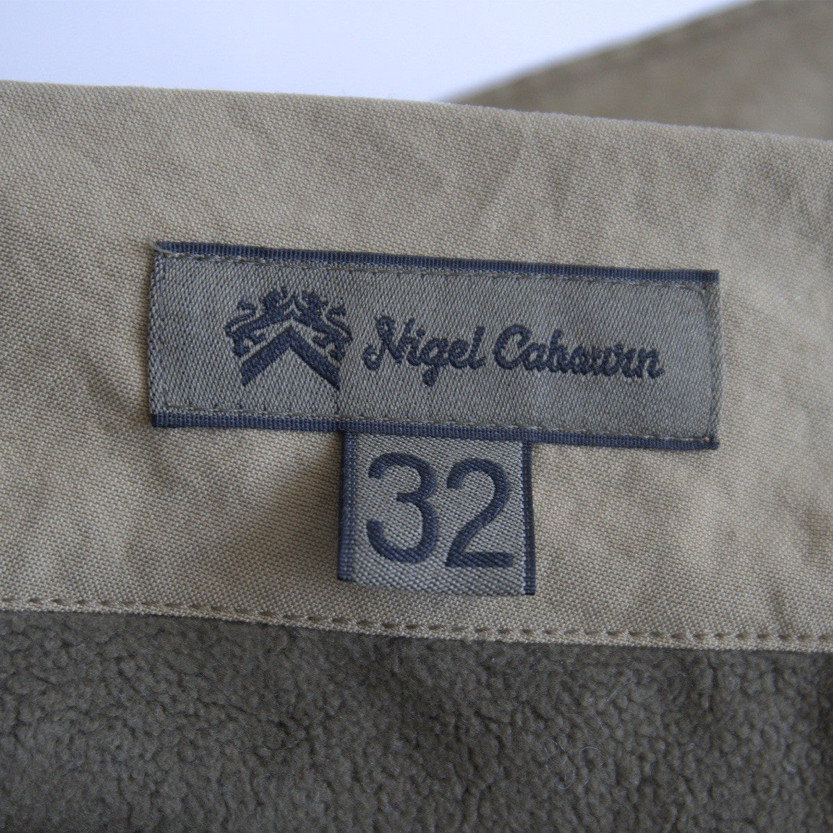 NIGEL CABOURN Mountaineer Water Repellent Fleece Size 32