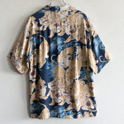 Sun Surf Hundred Tigers Aloha Shirt Size M