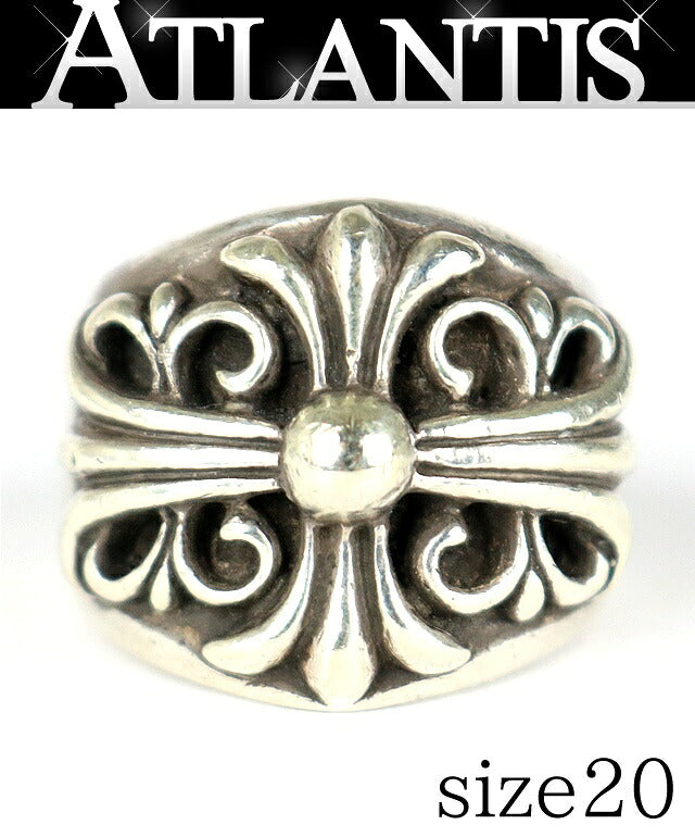 CHROME HEARTS Keeper Ring Silver SV925 Size ONE SIZE