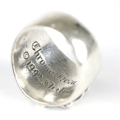 CHROME HEARTS Keeper Ring Silver SV925 Size ONE SIZE