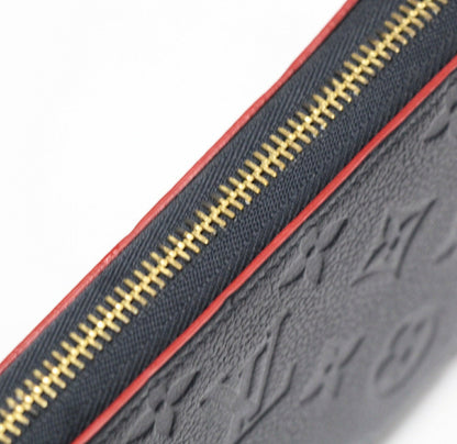 Louis Vuitton Zippy Wallet Navy Wallet Size ONE SIZE