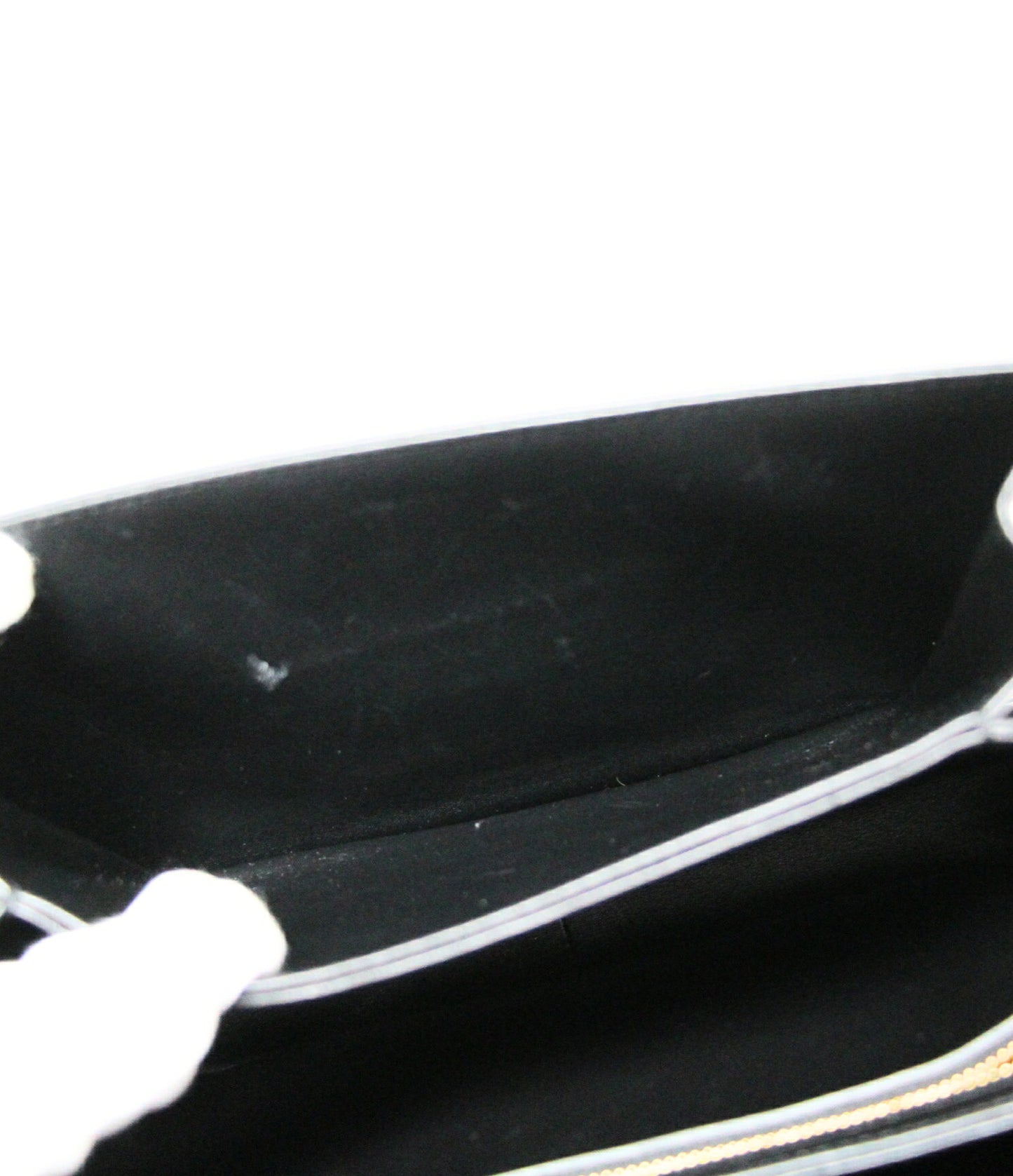 CELINE Classic Triomphe Leather Bag Black Size ONE SIZE