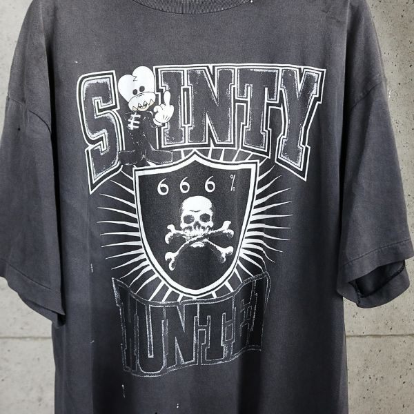 SAINT MICHAEL x BOUNTY HUNTER SAINTY T-Shirt Black Size XL