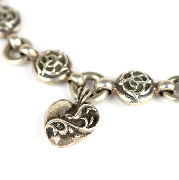 CHROME HEARTS #1 Floral Ball Silver Bracelet Size ONE SIZE