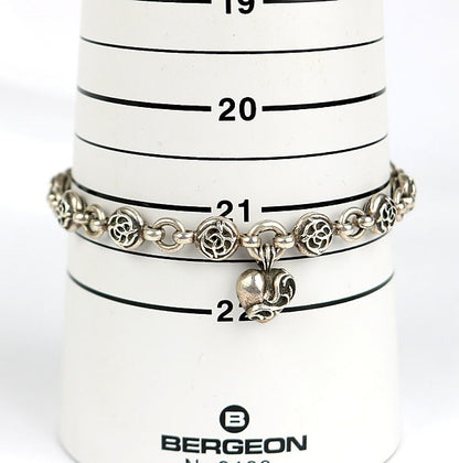 CHROME HEARTS #1 Floral Ball Silver Bracelet Size ONE SIZE