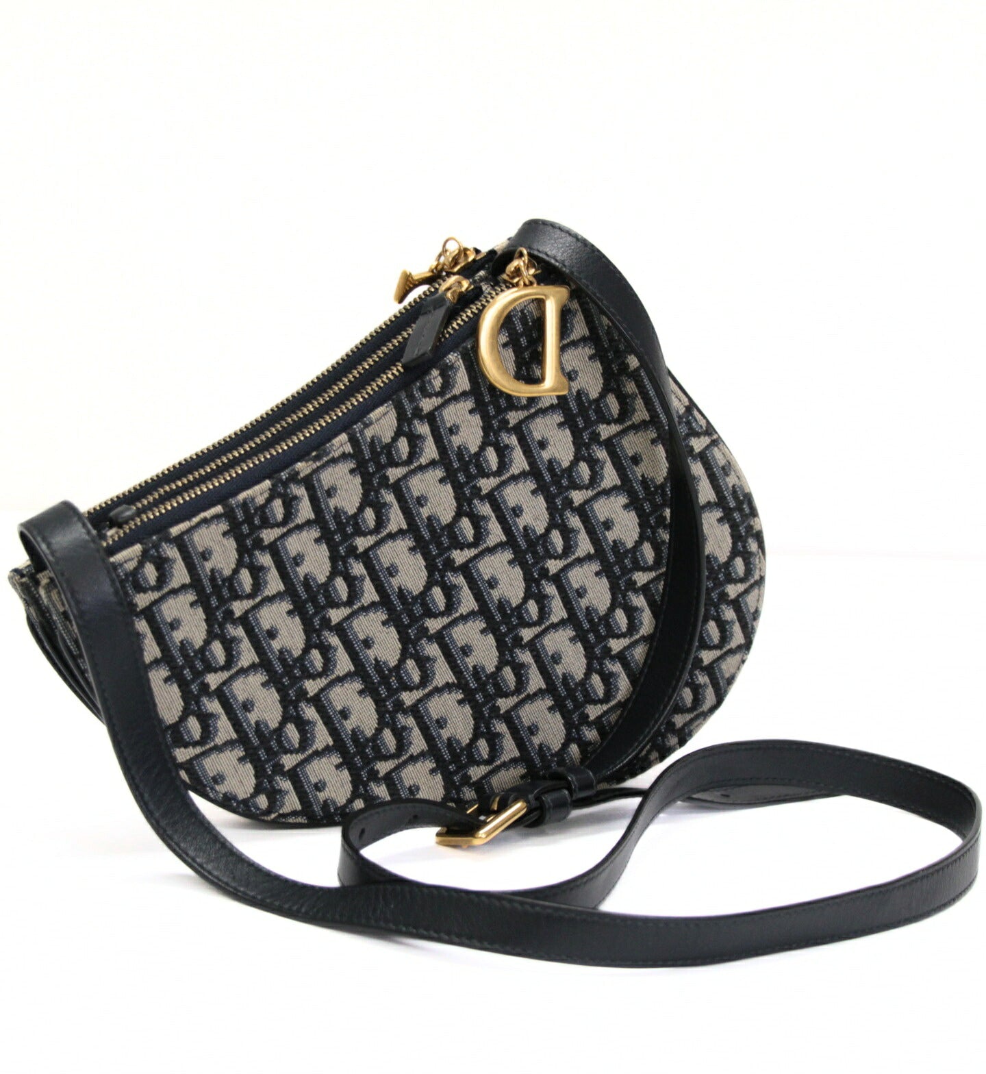 Christian Dior Trotter Oblique Saddle Bag Size ONE SIZE