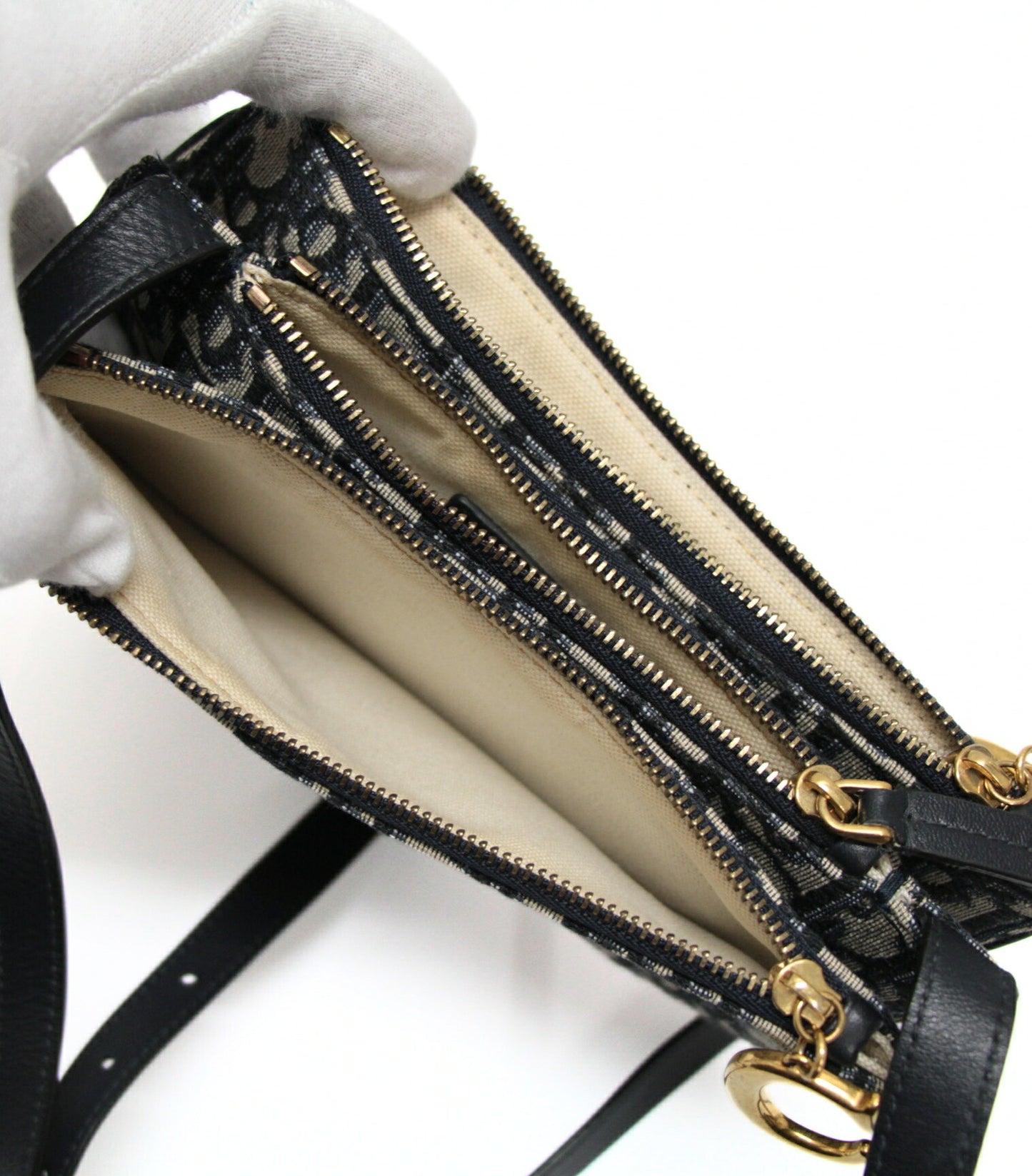 Christian Dior Trotter Oblique Saddle Bag Size ONE SIZE