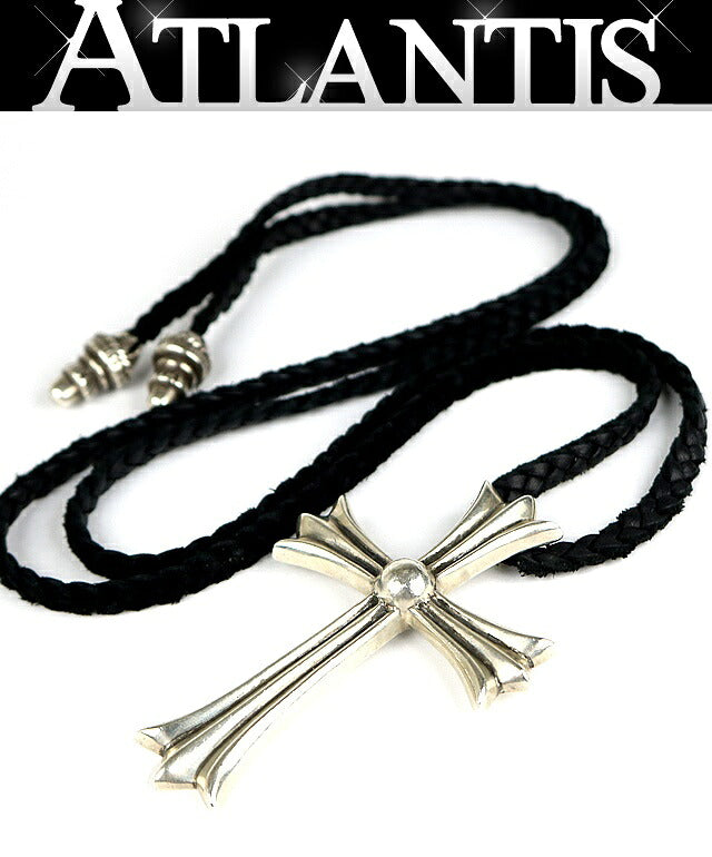 CHROME HEARTS Large Cross Braid Necklace Size ONE SIZE
