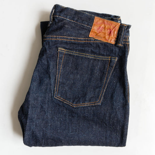 FULLCOUNT 1108SR Slim Straight Indigo Denim Pants Size 33