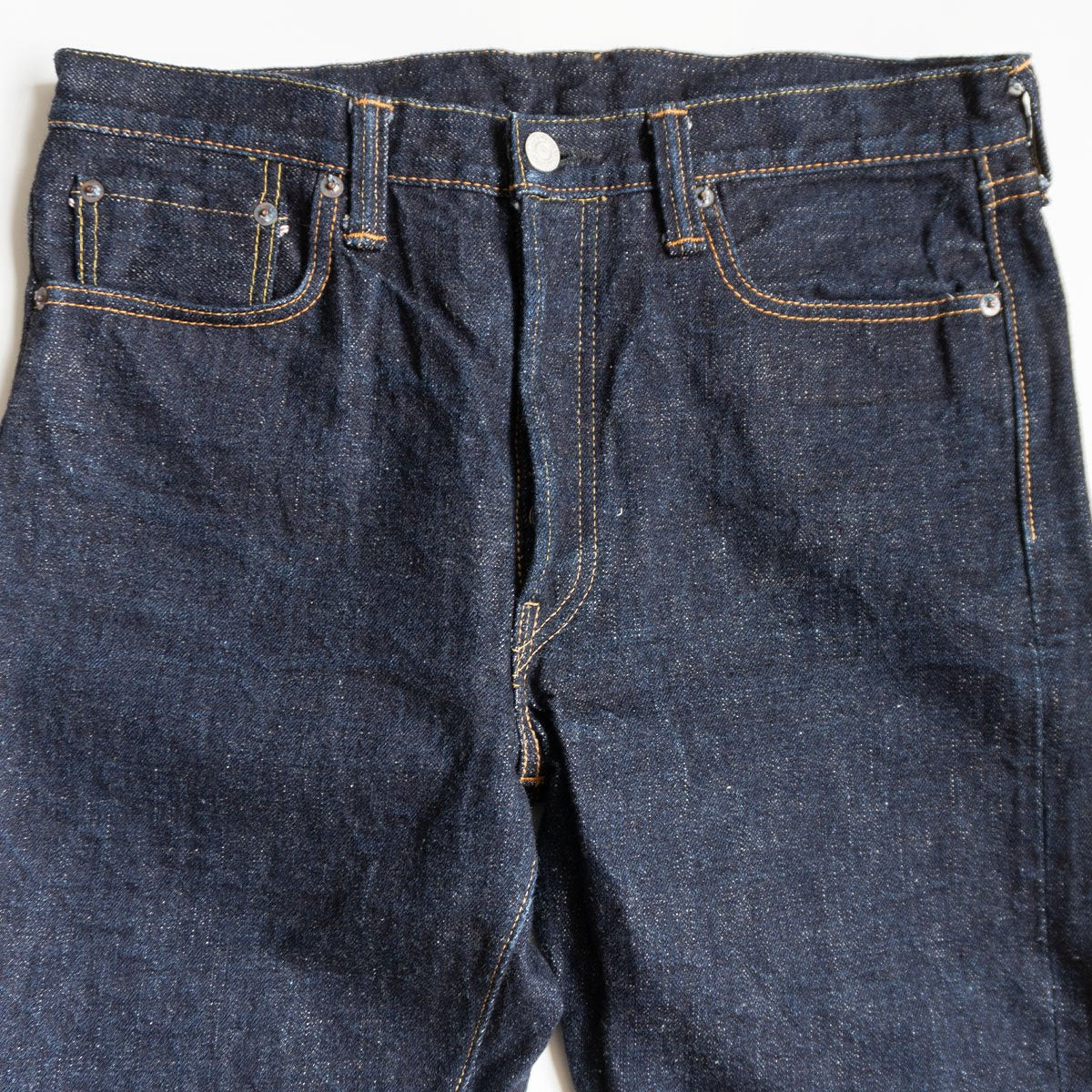 FULLCOUNT 1108SR Slim Straight Indigo Denim Pants Size 33