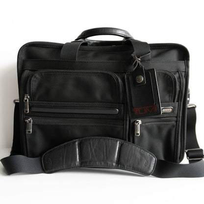 TUMI 26141D4 Alpha 2-Way Briefcase Black Size ONE SIZE