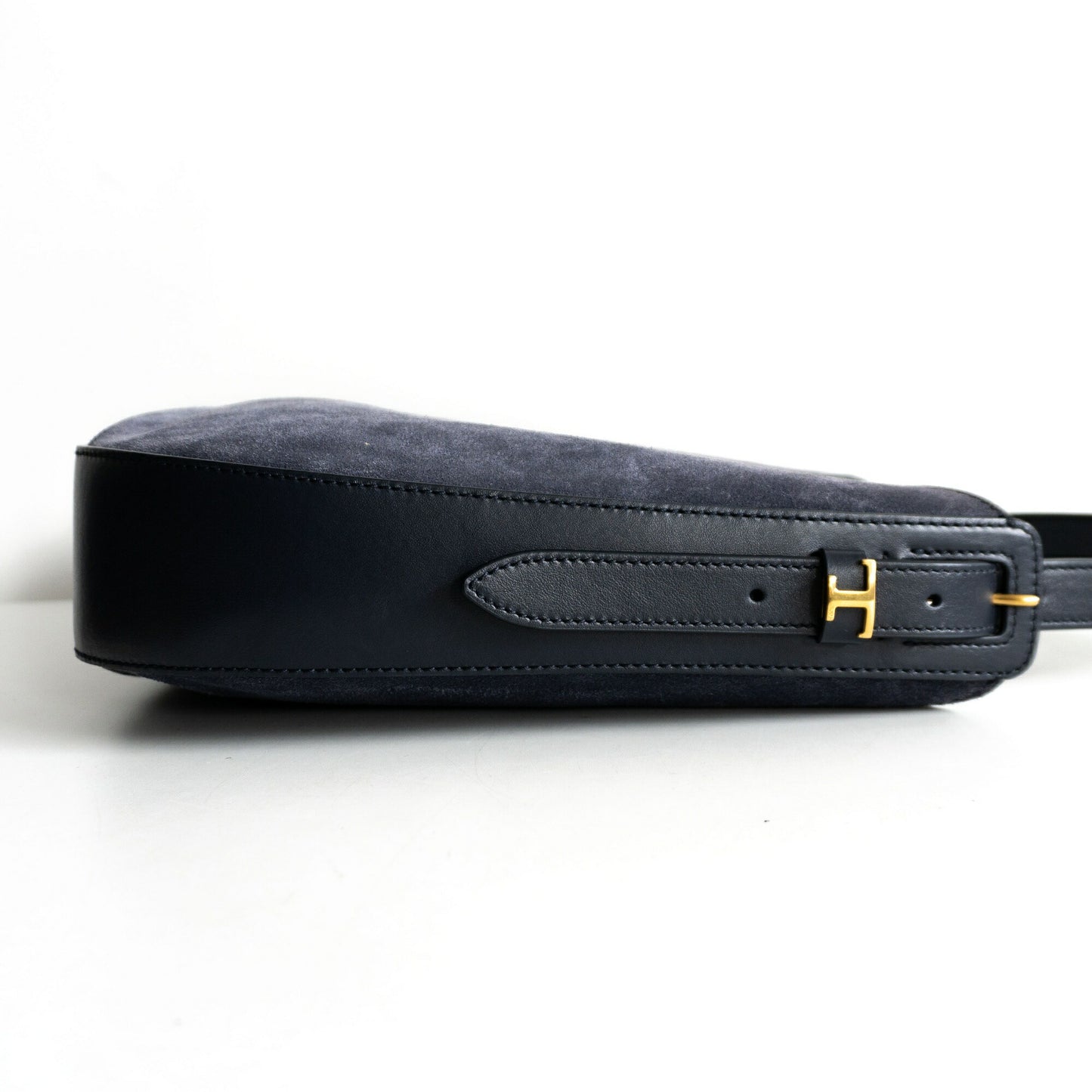 TOD'S Oboe Small Suede Leather Shoulder Bag Size ONE SIZE