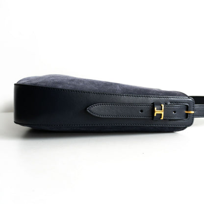 TOD'S Oboe Small Suede Leather Shoulder Bag Size ONE SIZE