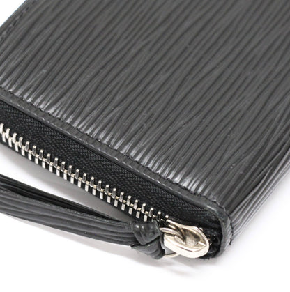 Louis Vuitton Epi Portefeuille Wallet Black Size ONE SIZE